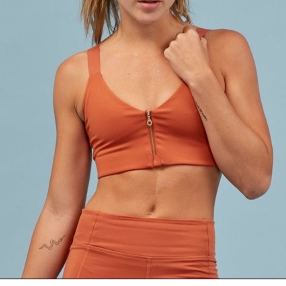 Girlfriend Collective set: color toasted almond